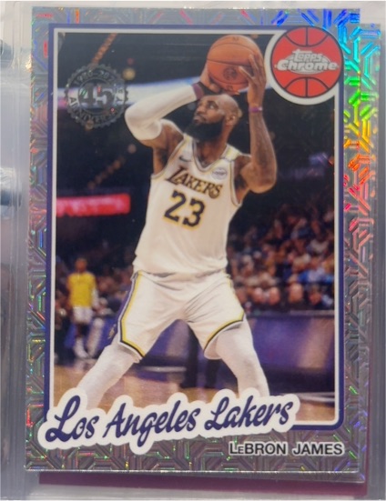 2025-26 Topps Chrome #TC-LJ LeBron James — front