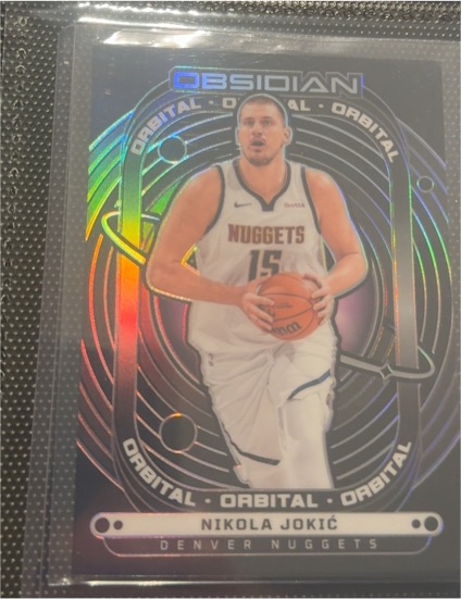 2023-24 Panini Obsidian Orbital #Nikola Jokić — front