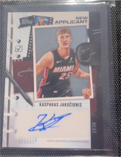 2025-26 Topps Basketball #NA-KJ Kasparas Jakučionis — front