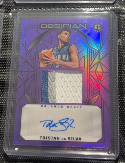 2024-25 Panini Obsidian #201 Tristan da Silva RC Rookie Patch Auto — front