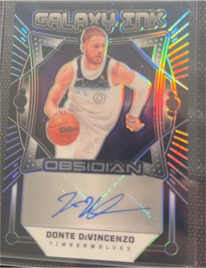 2024-25 Panini Obsidian #GI-DDV Donte DiVincenzo Galaxy Ink — front