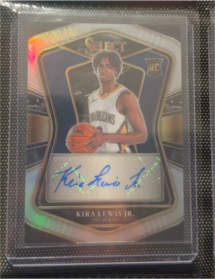 2020-21 Panini Select Rookie Signatures #RS-KIR Kira Lewis Jr. — front