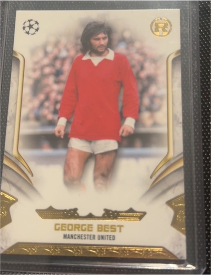 2024 Topps Reverence UEFA Club Competitions George Best Manchester United — front