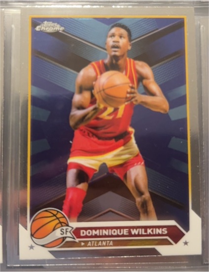 2023-24 Topps Chrome #166 Dominique Wilkins — front