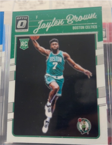 2016-17 Donruss Optic #153 Jaylen Brown — front