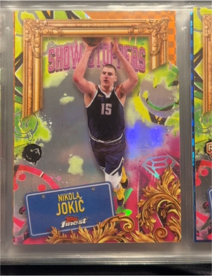 2024-25 Topps Finest #S-1 Nikola Jokic Show Stoppers — front