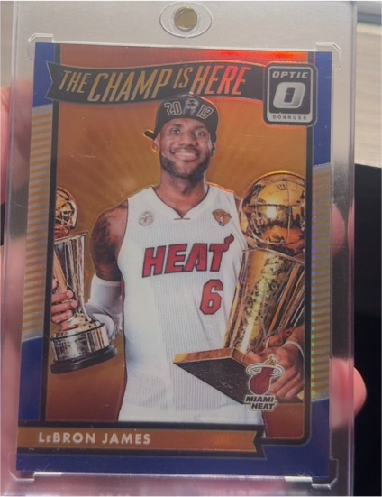 2016-17 Donruss Optic The Champ is Here #1 LeBron James — front