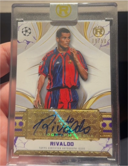 2024-25 Topps Reverence UEFA Purple #RA-RI Rivaldo — front