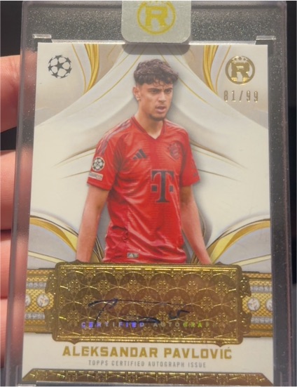 2024-25 Topps Reverence UEFA #RA-AP Aleksandar Pavlovic — front