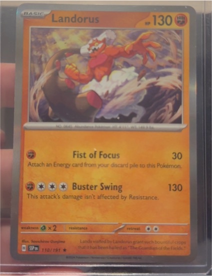 2024 Pokémon SV08: Surging Sparks #110 Landorus — front