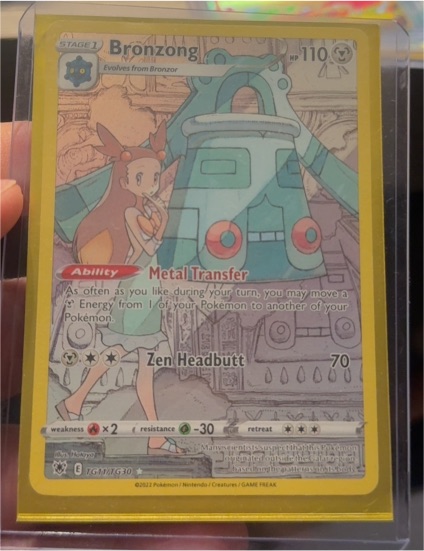 2022 Pokémon Astral Radiance Trainer Gallery #TG11 Bronzong — front
