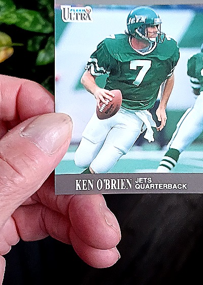 1990 Pro Set #249 Ken O'Brien — front