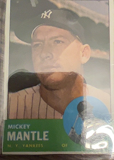 1963 Topps #311 Mickey Mantle — front