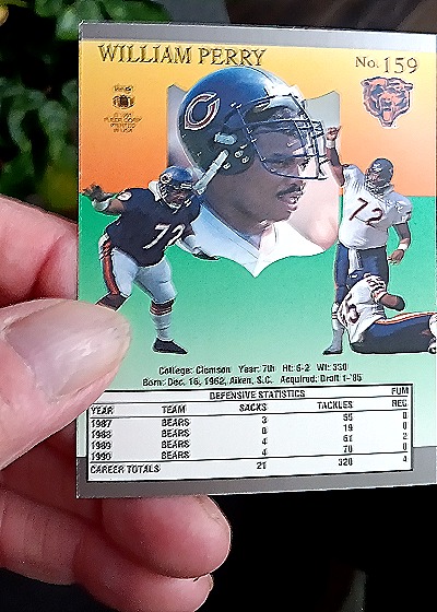 1991 Ultra #159 William Perry — back