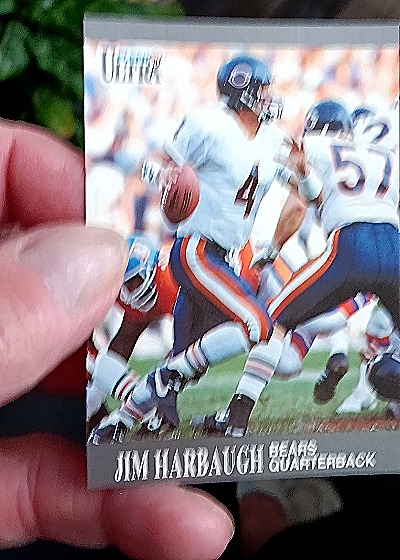 1991 Fleer Ultra #157 Jim Harbaugh — front