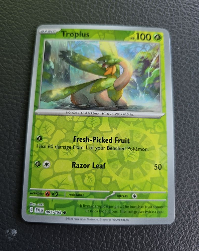 2023 Pokémon Scarlet & Violet #007 Tropius — front