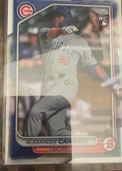 2024 Bowman Chrome Prospects #BCP-8 Alexander Canario — front