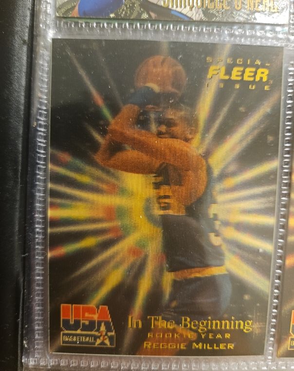 1996 Fleer Special Issue #4 Reggie Miller — front
