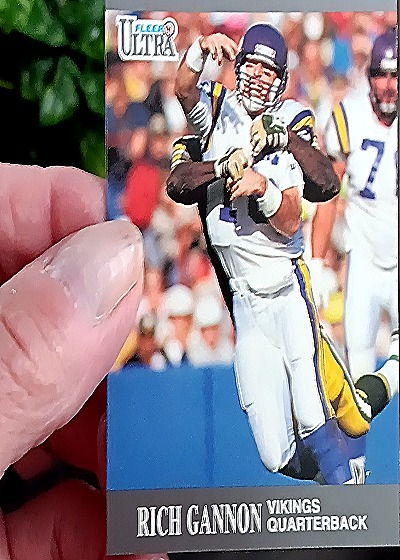 1991 Fleer Ultra #197 Rich Gannon — front
