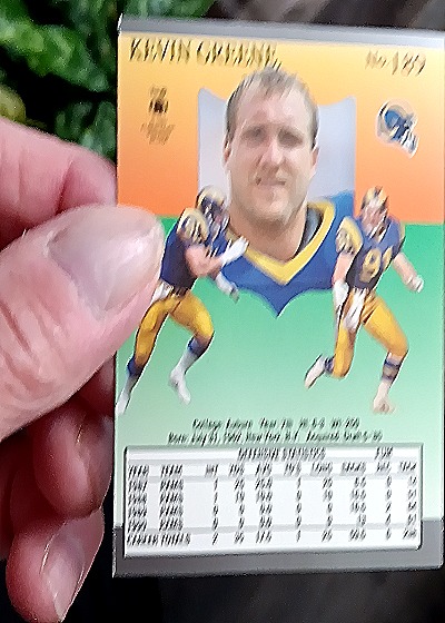 1991 Fleer Ultra #223 Kevin Greene — back