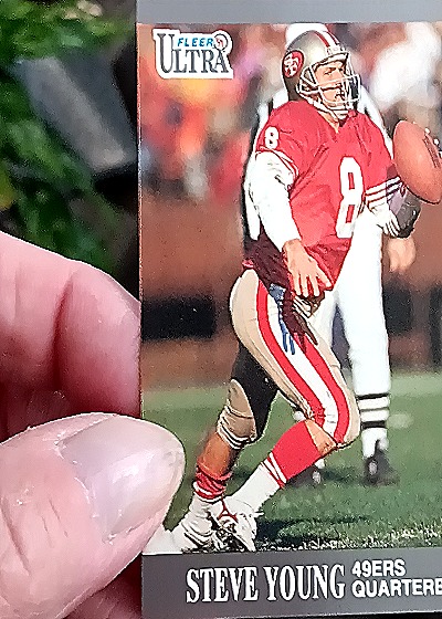 1991 Fleer Ultra #256 Steve Young — front