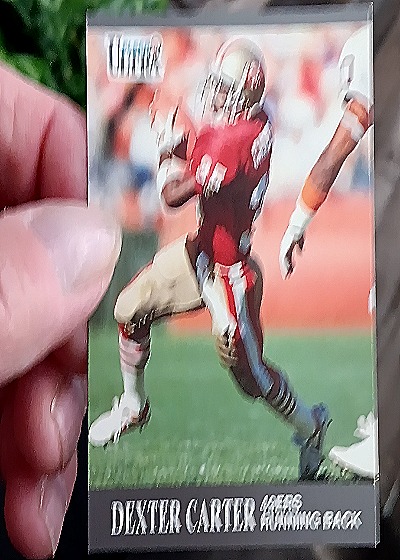 1991 Fleer Ultra #245 Dexter Carter — front