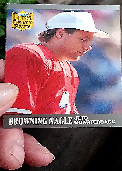1991 Ultra #298 Browning Nagle — front