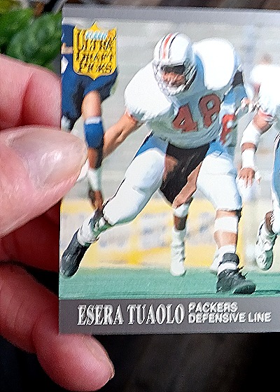 1991 Fleer Ultra Draft Picks #295 Esera Tuaolo — front