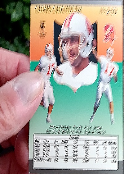 1993 Upper Deck #259 Chris Chandler — back