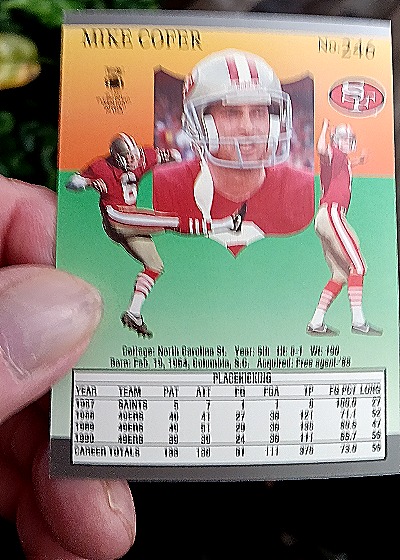 1991 Fleer Ultra #246 Mike Cofer — back
