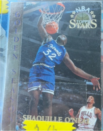 1996 Topps Stars #82 Shaquille O'Neal — front