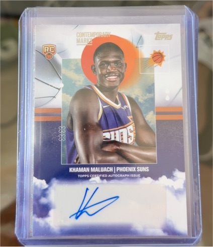 2025-26 Topps Contemporary Marks #CM-KM Khaman Maluach RC — front