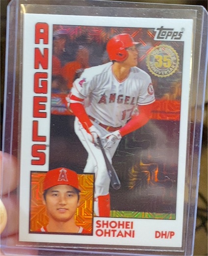 2019 Topps 35th Anniversary #T84-17 Shohei Ohtani — front