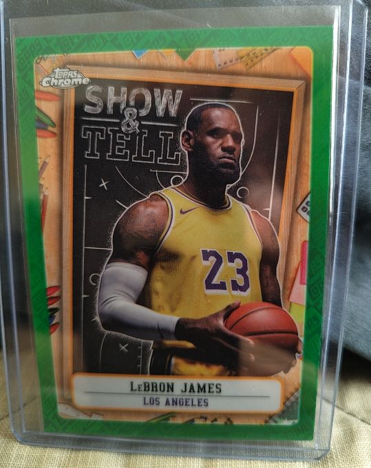2024-25 Topps Chrome #ST-6 LeBron James Show & Tell — front