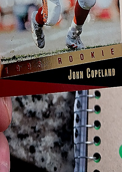 1993 Pro Set #180 John Copeland Rookie — front