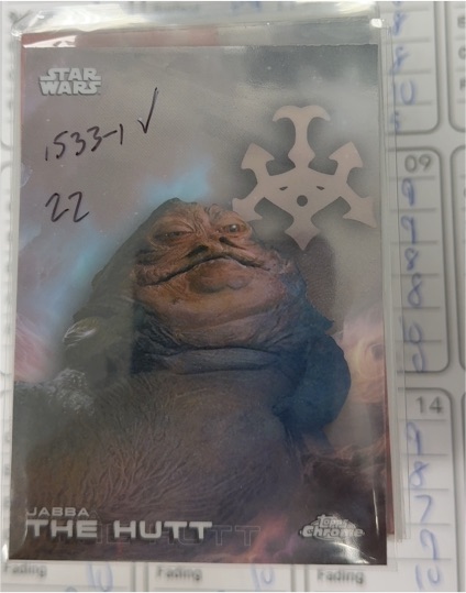 2025 Topps Chrome Star Wars #62 Jabba The Hutt — front