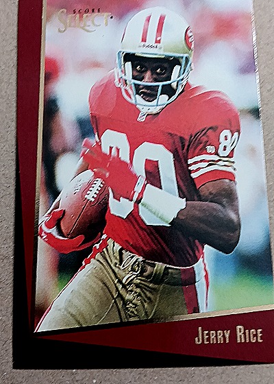 1993 Score Select #21 Jerry Rice — front
