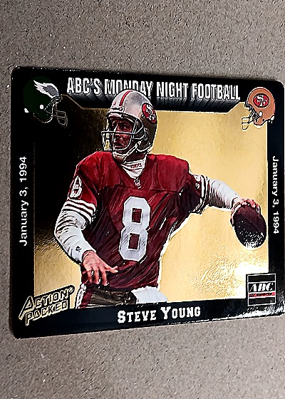 1993 Action Packed ABC's Monday Night Football #MN1 Steve Young — front