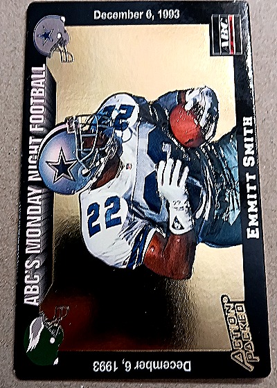 1993 Action Packed Monday Night Football #59 Emmitt Smith — front