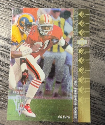 1994 Upper Deck SP #196 Deion Sanders San Francisco 49ers — front