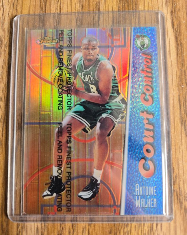 1998-99 Topps Finest Court Control #CC4 Antoine Walker — front