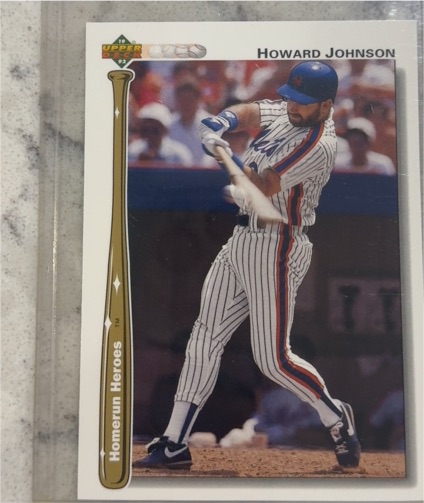 1992 Upper Deck #HR3 Howard Johnson Homerun Heroes — front