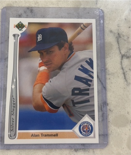 1991 Upper Deck #SS2 Alan Trammell Silver Slugger — front