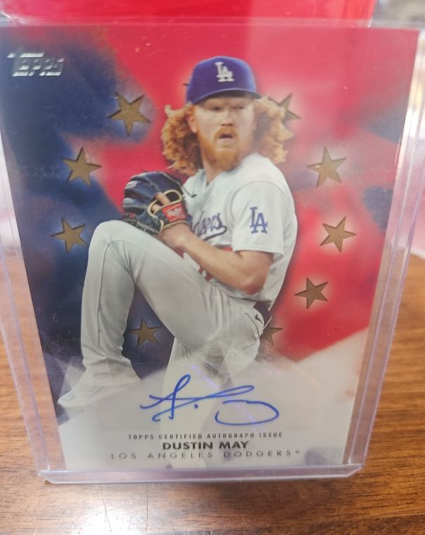 2024 Topps Series 1 Baseball Stars Autograph Dustin May — front