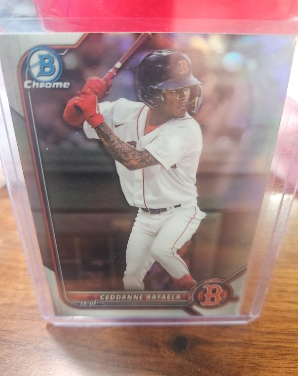 2022 Bowman Chrome Draft #BDC-104 Ceddanne Rafaela — front