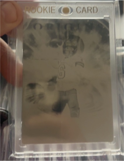 2018 Panini Select Magenta Printing Plate Jared Goff — front