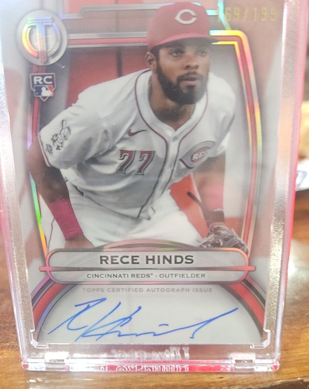 2025 Topps Tribute #TARHI Rece Hinds — front
