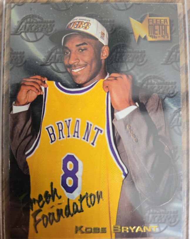 1996-97 Fleer Metal #137 Kobe Bryant Fresh Foundation Rookie Card — front