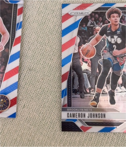 2024 Panini Prizm Red White & Blue #221 Cameron Johnson — front