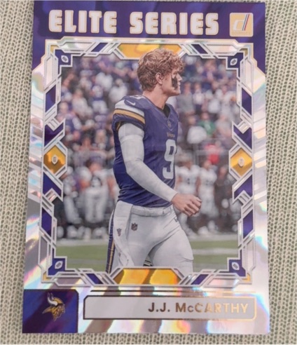 2025 Panini Donruss Elite Series #TES-JMC J.J. McCarthy — front